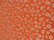Goma Eva Estampada Flores Naranja 3003